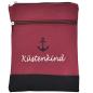 Preview: Handtasche Patchwork Crossbag Anker Küstenkind rot